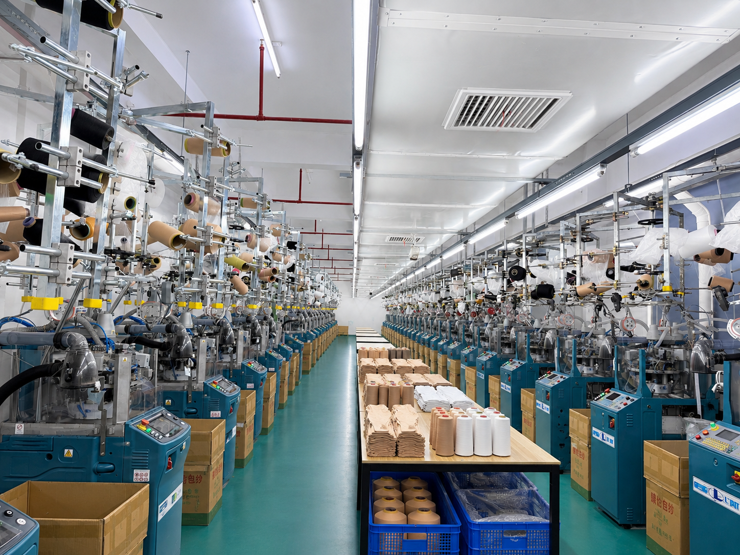 Italian Lonati knitting system